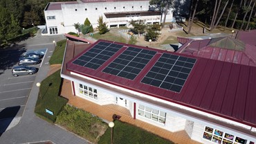 Instalación fotovoltaica en centro educativo en Llanera