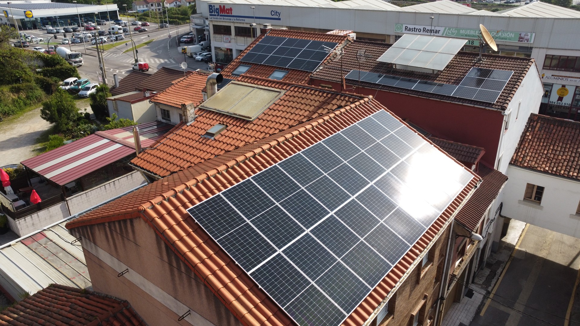 Autoconsumo fotovoltaico en hotel en Avilés