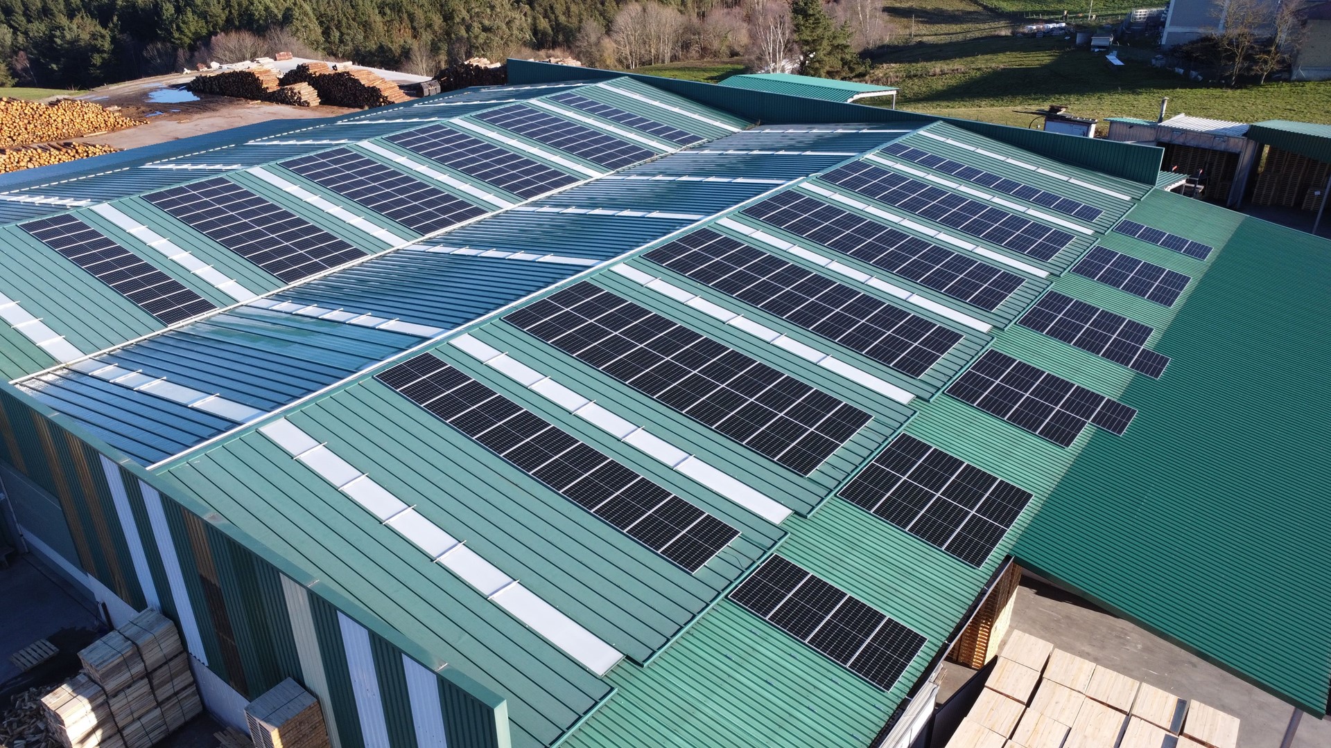Autoconsumo fotovoltaico en empresa del sector maderero