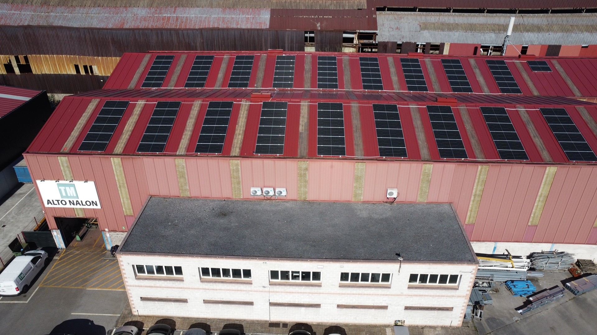 Autoconsumo fotovoltaico en Talleres Metálicos Alto Nalón