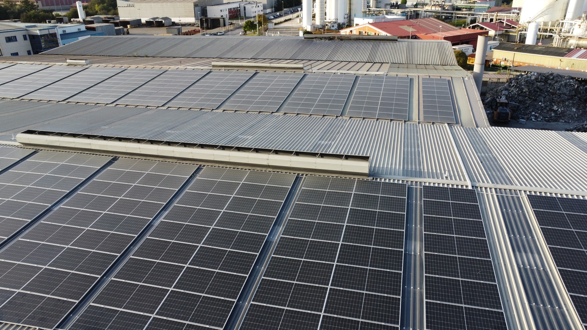 Paneles solares en Gijón